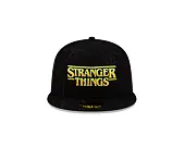 Kappe New Era - All Over Vines 59FIFTY - Stranger Things - Black
