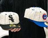 Kappe New Era - MLB Retro Linen Pinstripe 59FIFTY Retro Crown - Chicago White Sox - Team Color