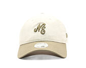 Damen Kappe New Era - Branded Linen 9TWENTY - Stone / New Olive
