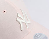 Damen Kappe New Era - MLB Linen 9FORTY - NY Yankees - Blush Pink