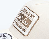 Kappe New Era - Branded Buffalo Patch Linen 9FORTY A-Frame - Stone