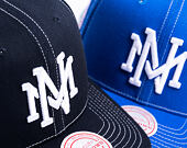 Kappe Mitchell & Ness  - Branded Baseline -Pro Crown Snapback - Navy