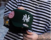 Kappe Mitchell & Ness  - Branded Emerald Slam Pro Pinch Snapback - Green/Orange