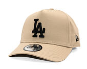Kappe New Era - MLB Essential 9FORTY A-Frame - LA Dodgers - Camel / Black