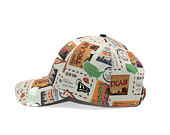 Kinder Kappe New Era - Branded Location Print 9FORTY - Stone