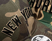 Kappe New Era - MLB Wordmark Camo 9FORTY M-CROWN - NY Yankees - Woodland Camo