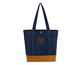 Tasche New Era - MLB Suede Denim Tote - NY Yankees - Navy