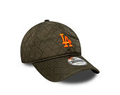 Kappe New Era - MLB Quilted 9TWENTY - LA Dodgers - Green / Orange