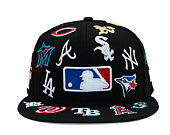 Kappe New Era - MLB All Over Logo 59FIFTY - Black
