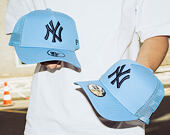 Kinder Kappe New Era - MLB Essential 9FORTY A-Frame Trucker - NY Yankees - Blue / Ocean Blue