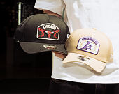 Kappe New Era - NBA Felt Patch 9FORTY M-CROWN A-Frame Trucker - Chicago Bulls - Black