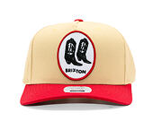 Kappe Brixton - Two Boots C Np Mp Snapback - Celestial Yellow/Red