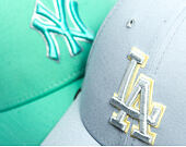 Kappe New Era - MLB League Essential 9FORTY - LA Dodgers - Sky Blue / Yellow