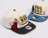 Kappe New Era - NBA "Hardwood Classic Champions" 19TWENTY - Miami Heat - Chrome White / Team Color