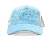 Kappe Ed Hardy - Diamante Velour 5 Panel Trucker Cap