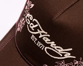 Kappe Ed Hardy - Skull And Roses 5 Panel Trucker Cap
