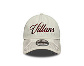 Kappe New Era - Villans Dadcap 9TWENTY A-Frame - ASTON VILLA FC - Ivory