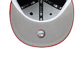Kappe New Era - MLB IMAGE DROP Cooperstown Icon 59FIFTY - Atlanta Braves - Navy / Scarlet