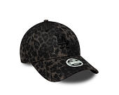 Damen Kappe New Era - MLB Cosy Leopard 9FORTY - LA Dodgers - Black