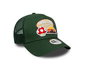 Kinder Kappe New Era - Branded Outdoor 9FORTY A-Frame Trucker - Cilantro Green