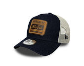 Kappe New Era - Branded Patch Denim 9FORTY A-Frame Trucker - Royal