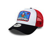 Kinder Kappe New Era - DC Patch 9FORTY A-Frame Trucker - Superman - White / Navy