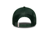 Kinder Kappe New Era - Branded Oval Patch 9FORTY A-Frame Trucker - Cilantro Green / Soft Grass