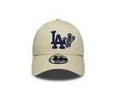 Kappe New Era - MLB Food Icon 9FORTY - LA Dodgers - Stone / Royal