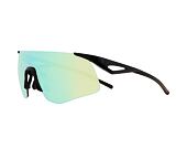 Sonnenbrille - Red Bull SPECT - MARK - Black/Smoke - Green Mirror