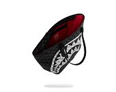 Tasche Sprayground - Black And White Drip Check Shark Tote