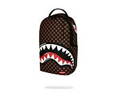Rucksack Sprayground - Sharks In Paris Wtf Bubble Brown Check Backpack