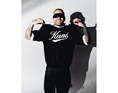 T-Shirt Karl Kani - Cursive Varsity Crochet Boxy T-Shirt Black