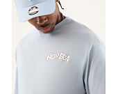 T-Shirt New Era - Branded Block Party Graphic Oversized Tee - Sky Blue