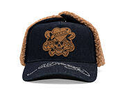 Kappe Ed Hardy - Unisex Love Kills Slowly Denim 5 Panel Trapper Cap - Indigo