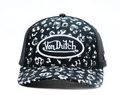 Damen Kappe Von Dutch - Baseball - Silver Leopard Foil - Camo