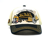 Kappe Von Dutch - Trucker - Patch & Print - Black / White
