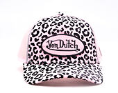 Damen Kappe Von Dutch - Baseball - Velvet Print Embroidery - Pink / Camo