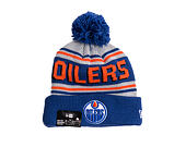 Mütze New Era - NHL Evergreen Wordmark Pom Medium Knit - Edmonton Oilers - Team Color