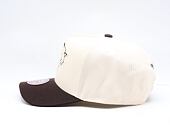 Kappe Mitchell & Ness - NBA Brown And Cream Pro Snapback - New York Knicks - Cream