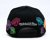 Kappe Mitchell & Ness - NBA 404 Club Neon Pro Snapback - New York Knicks - Black