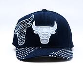 Kappe Mitchell & Ness - NBA Run Stitch Pro Snapback - Chicago Bulls - Blue