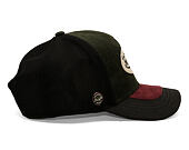 Kappe Von Dutch - Corduroy Oval Patch Baseball - Olive / Burgundy