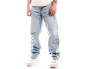 Hose Karl Kani - OG Distressed Straight Leg Jeans - Blue