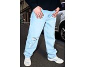 Hose Karl Kani - OG Distressed Straight Leg Jeans - Blue