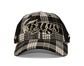 Kappe Capslab - Looney Tunes Trucker - Bugs Bunny Script Checkered - Black / White