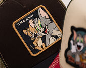 Kappe Capslab - Tom & Jerry Trucker - Best Buddies Distressed Patch - Brown / Olive