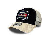 Kappe New Era - Branded Cord Visor 9FORTY A-Frame Trucker - Navy / Stone
