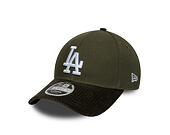 Kappe New Era - MLB Cord Visor 9FORTY M-CROWN - LA Dodgers - New Olive