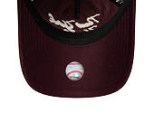 Kappe New Era - MLB Cord Script 9TWENTY A-Frame - NY Yankees - Maroon