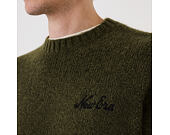 Strickpullover New Era - Branded Simple Knit Crew - New Olive
